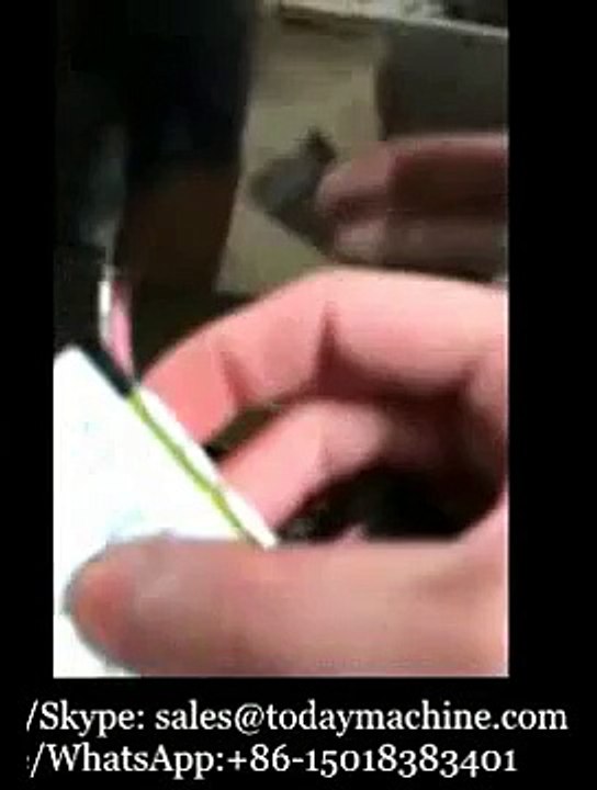 Appareil d'emballage de poudre, assaisonnement dispositif d'emballage de sac de poudre, Bean ou enfants Triangle Food Packaging Bag~1