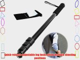 Stable Shot 67 Ultra Light Adjustable Monopod with Carrying Case for Nikon D5100  D3100  D610