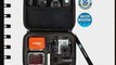 ZINKED GoPro Case for GoPro HERO 4 3  3 2 1 Black - NEW GoPro 4 Ready! Water-Resistant Hard
