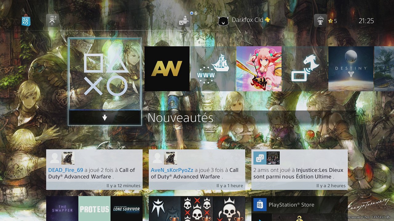 Thème Final Fantasy XIV - PS4