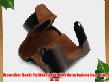Brown Ever Ready Fujifilm FinePix X100 Retro Leather Case with Strap