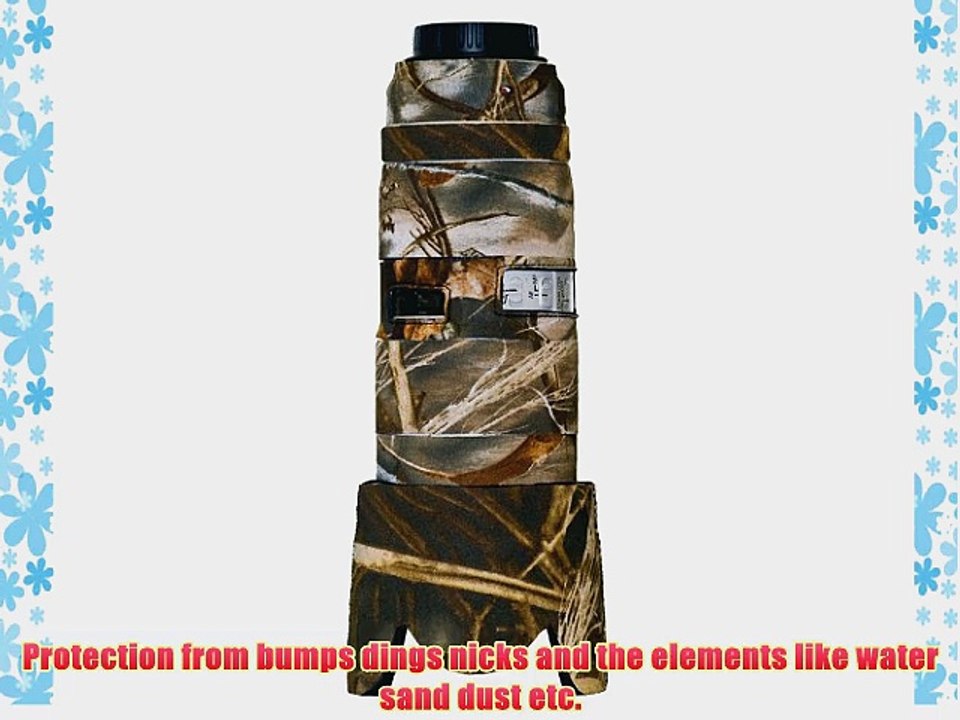LensCoat LC702002M4 Canon 70-200 f/2.8 IS II Lens Cover (Realtree Max4 HD)