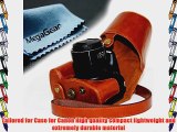 MegaGear Ever Ready Protective Leather Camera Case Bag for Canon PowerShot SX60 HS Digital