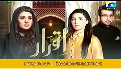 Iqrar Episode 11 Promo on geo tv 30 dec 2014
