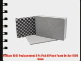 Pelican 1501 Replacement 3 Pc Pick N Pluck Foam Set for 1500 Case