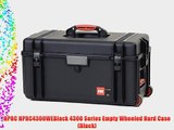 HPRC HPRC4300WEBlack 4300 Series Empty Wheeled Hard Case (Black)