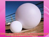 Salon d'?t? - Boule lumineuse led ?50cm int?rieur et ext?rieur 16 couleurs sans fil