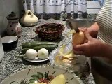 Tortilla de patatas con calabacín (la mejor tortilla española)