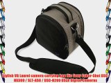 (Steel Gray) Laurel VG Camera Bag w/ Removable Shoulder Strap for Sony Cyber-Shot DSC-HX300