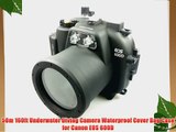 50m 160ft Underwater Diving Camera Waterproof Cover Bag Case for Canon EOS 600D