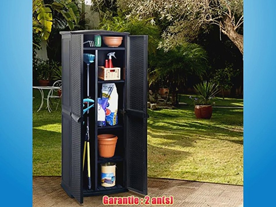 Chalet-Jardin 12ARMOIREHAUTE AN Armoire Haute de Rangement pour le Jardin  430 L