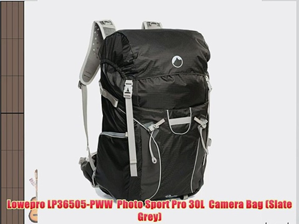 Lowepro LP36505-PWW  Photo Sport Pro 30L  Camera Bag (Slate Grey)