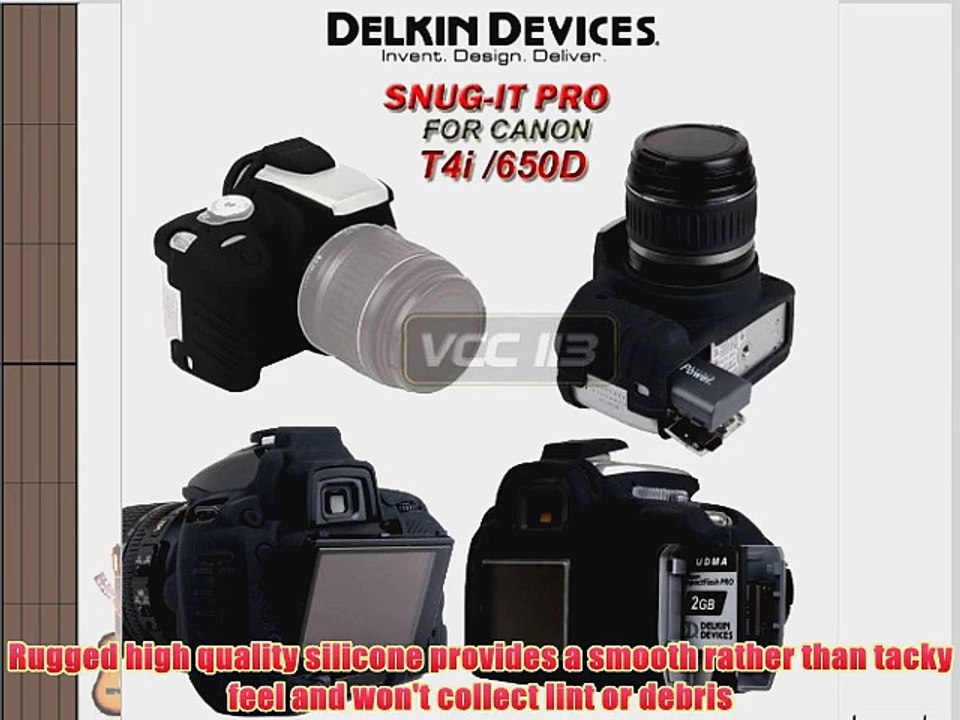 Delkin Snug It Pro Skin for the Canon Rebel T4i