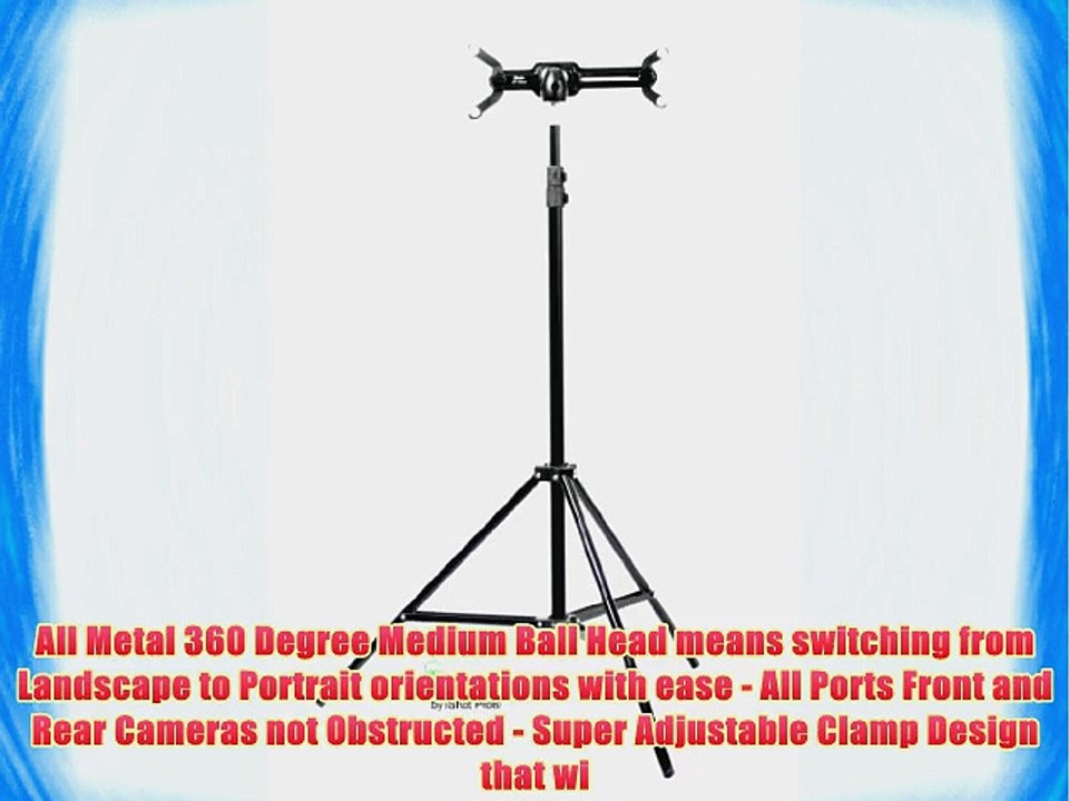 G7 Pro? iPad Tripod Mount Stand Complete Bundle Kit by iShot Pro? Mounts (For iPad 1 2 3 4