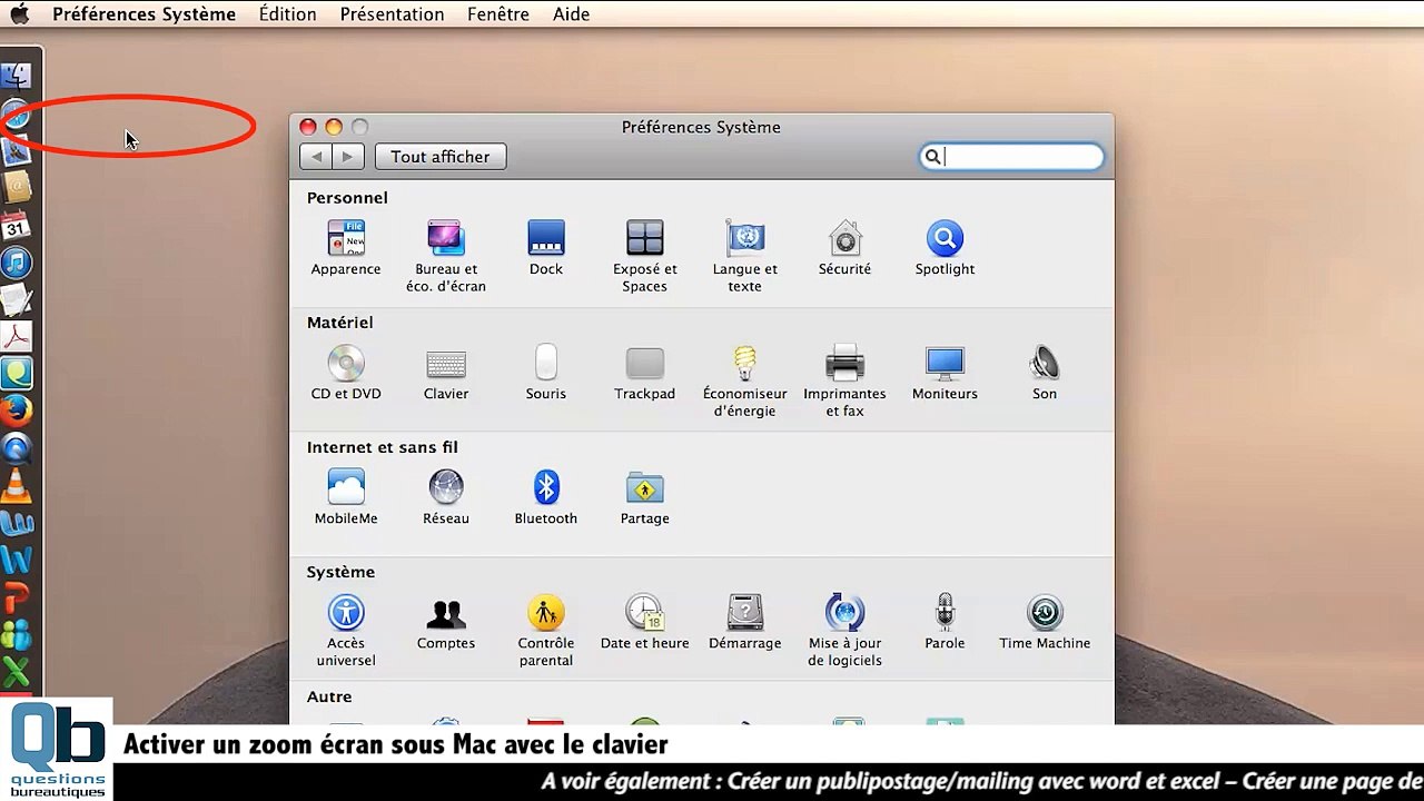 Comment faire un zoom écran à partir du clavier ?