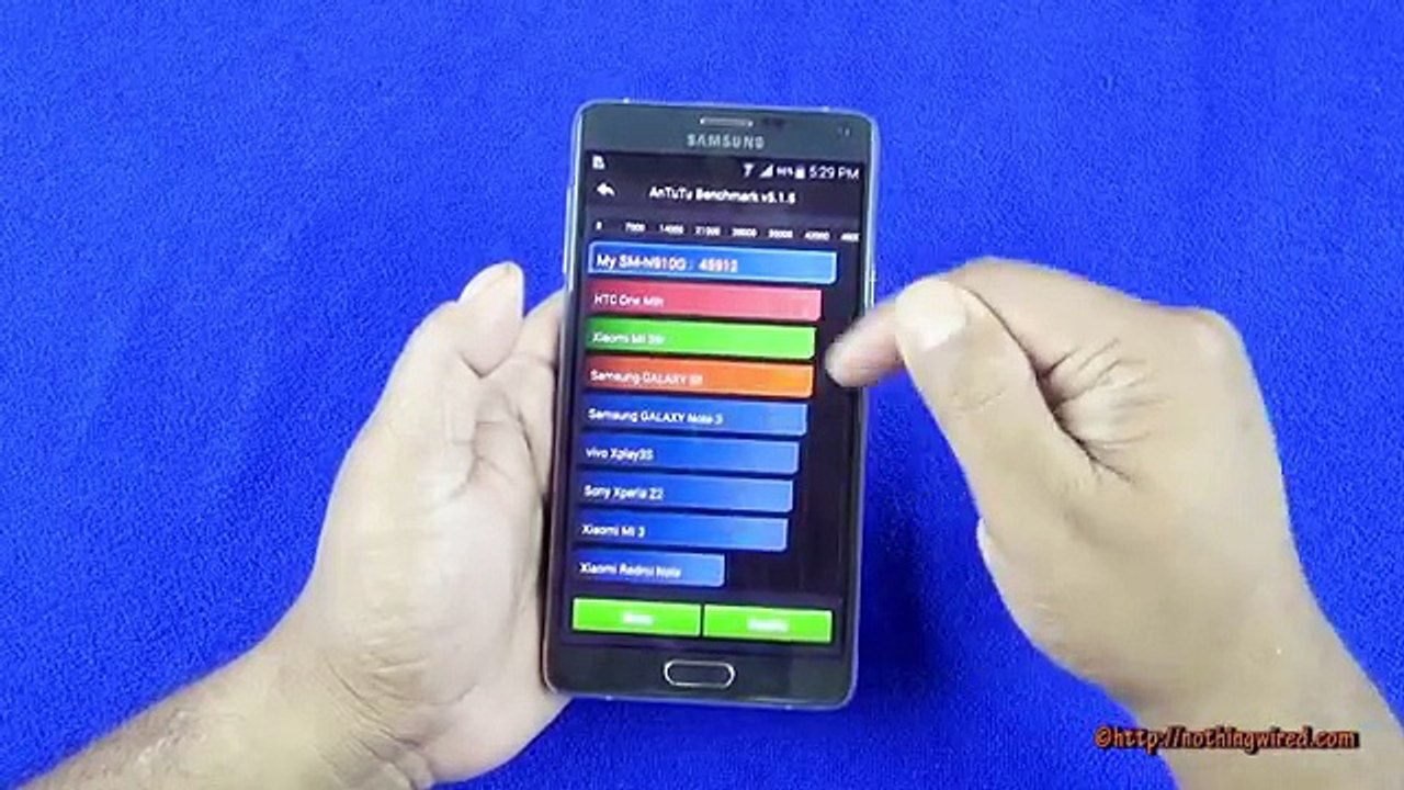 Samsung Galaxy Note 4 Snapdragon 805 Benchmark scores Antutu, Vellamo, 3D Mark, GFX Benchmark