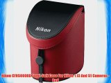 Nikon CFN5000RD Semi-Soft Case For Nikon 1 J3 And S1 Cameras - Red