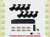 eN-Secure CCTV-8CH8CAM-KIT 8-Channel Security Surveillance DVR with 8 Indoor/Outdoor Cameras