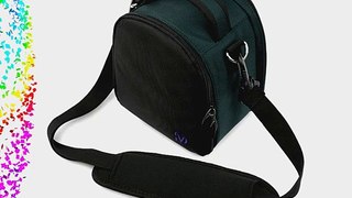 Stylish Elegant Laurel Navy Blue Handbag Camera Bag with Adjustable Shoulder Strap for Canon