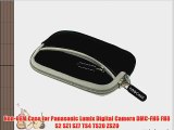 rooCASE Neoprene Sleeve (Black) Carrying Case for Panasonic Lumix Digital Camera DMC-FH6 FH8