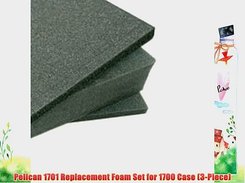 Pelican 1701 Replacement Foam Set for 1700 Case (3-Piece)