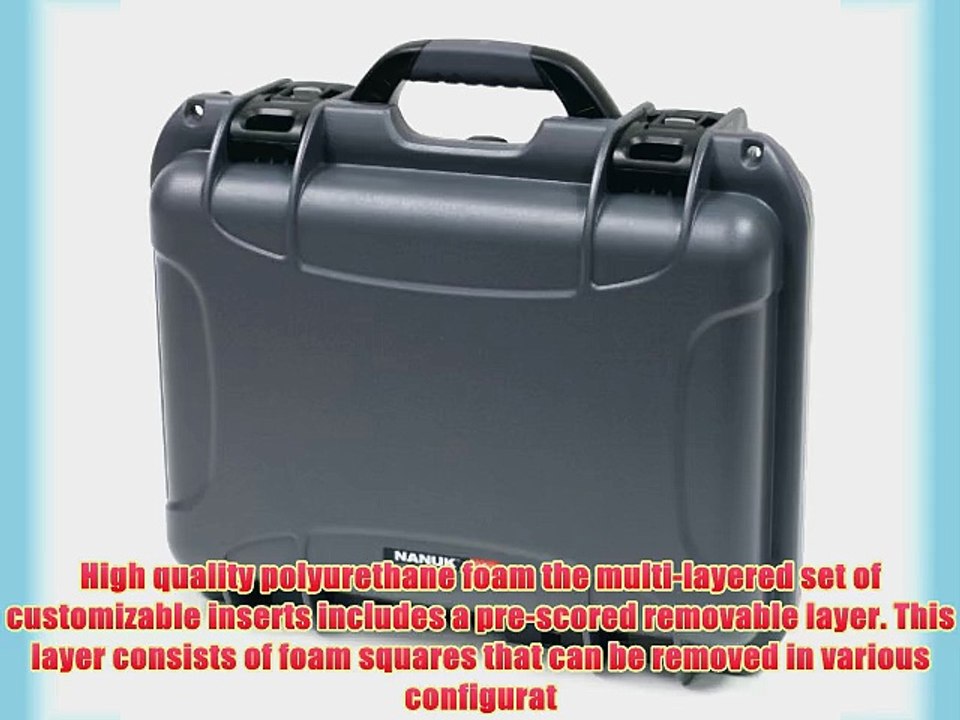 Nanuk 920 Case with Cubed Foam (Graphite)