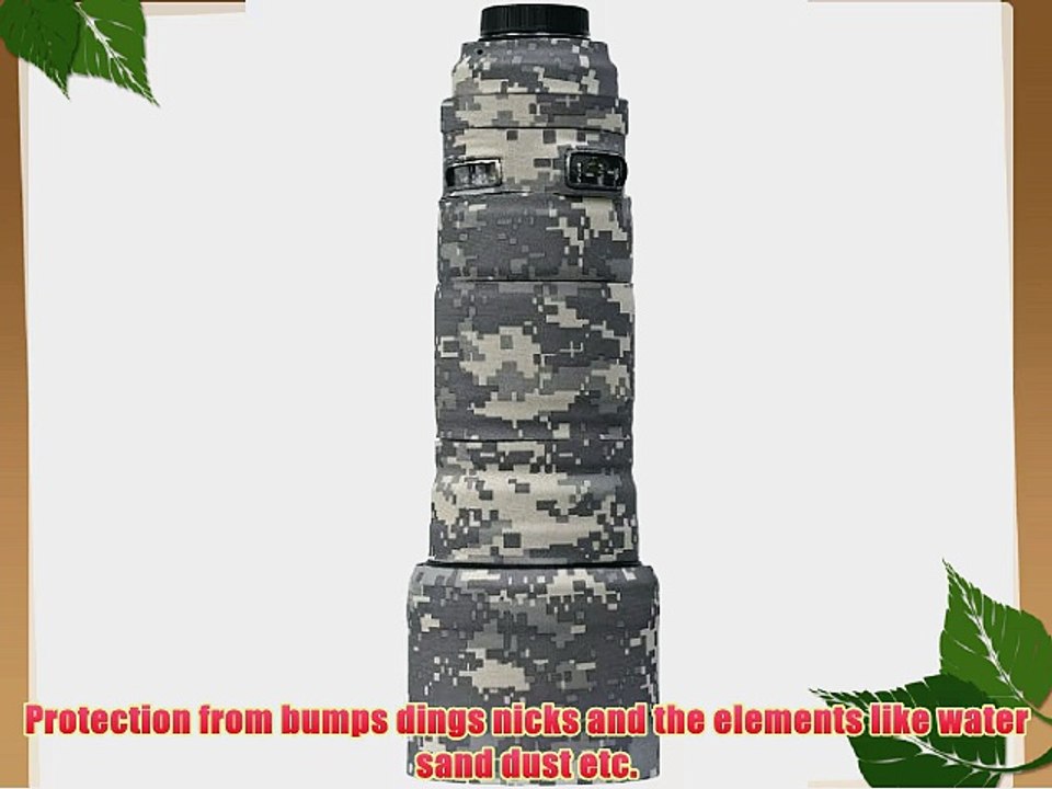 LensCoat lcs120300spdc Lenscover for Sigma 120-300 OS S (Digital Camo)