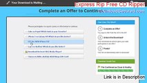 Express Rip Free CD Ripper Download Free [Risk Free Download]