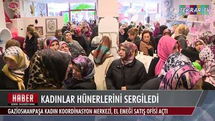 Kadınlar Hünerlerini Sergiledi