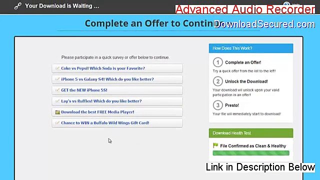 Advanced Audio Recorder Key Gen - Download Now 2015