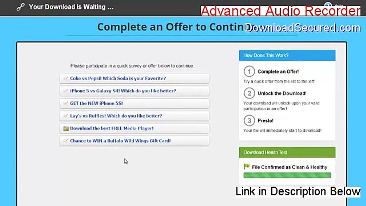 Advanced Audio Recorder Key Gen - Download Now 2015