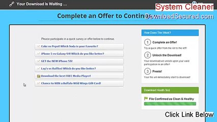 System Cleaner Download - Instant Download [2015]