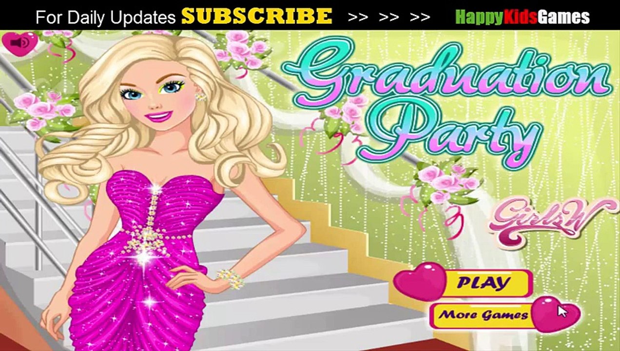 Barbie Games - BARBIE GRADUATION PARTY MAKEOVER GAME  - Play Barbie Games Online -