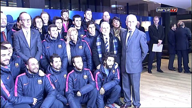 Celebració FCB Hoquei Gel / Celebración FCB Hockey Hielo