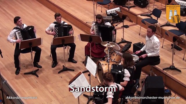 Sandstorm de Darude à l'accordéon
