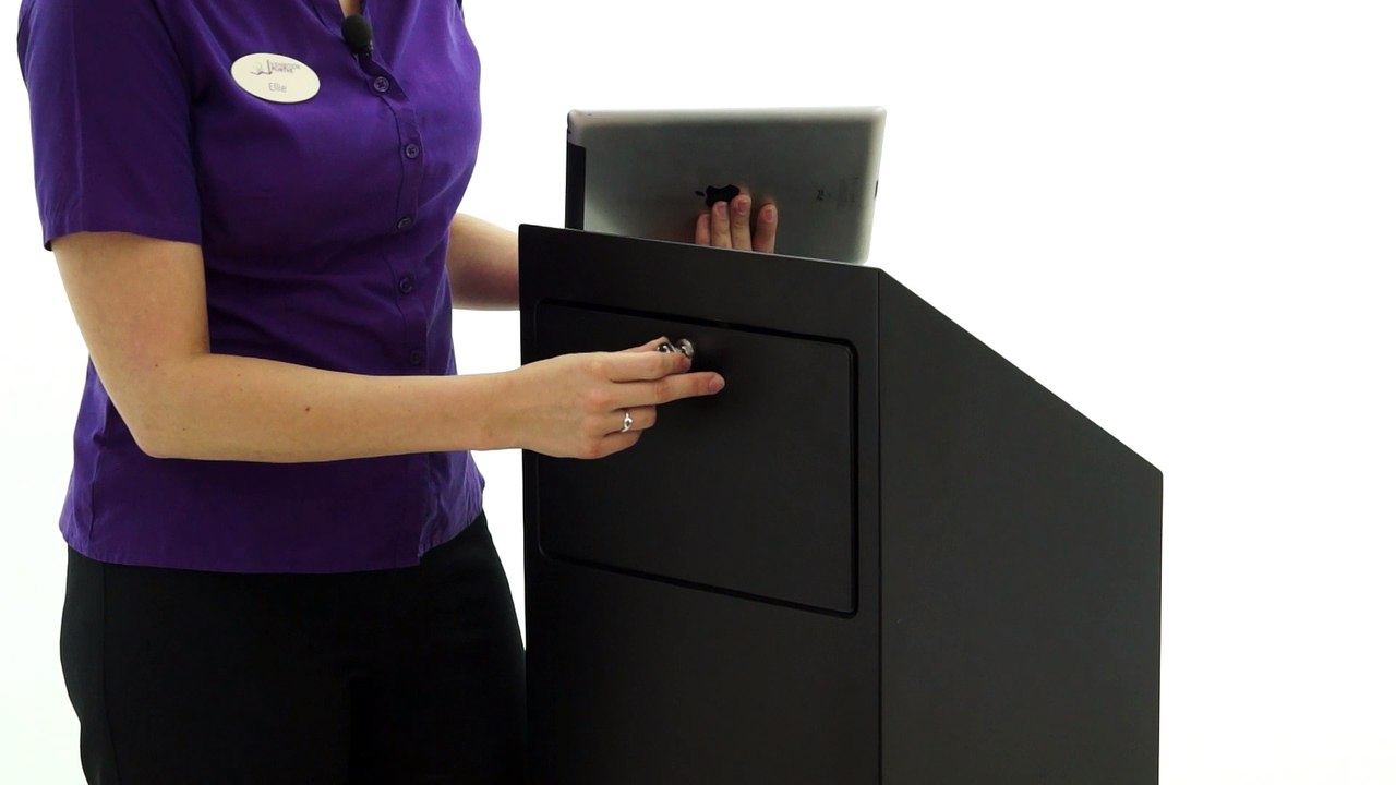 Secure-iPad-Floor-Stand-by-exhibition-plinths