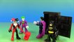 Imaginext Bizarro Superman with The Joker, Harley Quinn, and Batman Toys!
