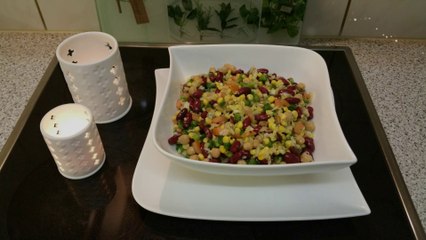 Chickpea Rajma Salad چک پی راجما سلاد / Cook With Saima