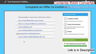 Contenta RAW Converter Full [Legit Download 2015]