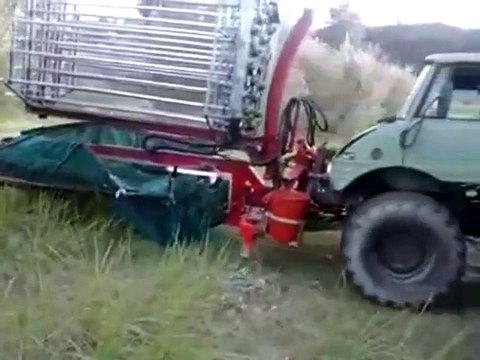 Another favorite Technology to collect Olives from trees.