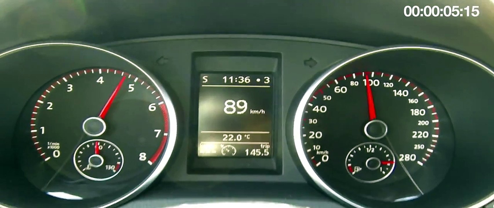 VW Golf GTI Edition 35 0-200 kmh [300 PS Stage1]