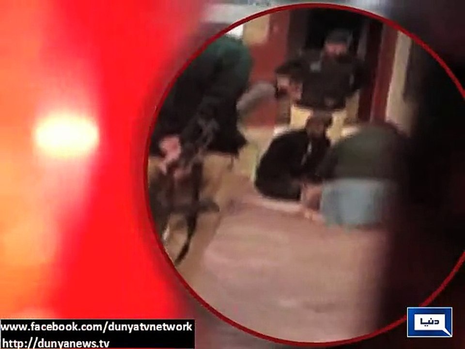 Ferozwala_ Police violently beat accused robbers