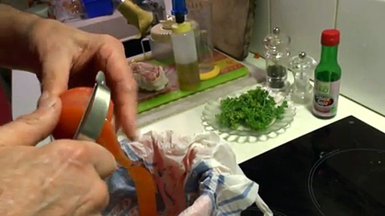 MICHOU64 W-D.D. PRÉSENTE - 3 FÉVRIER 2015 - LES RECETTES D'ALAIN64 - ROTI DE JAMBON AUX TOMATES CONFITES.