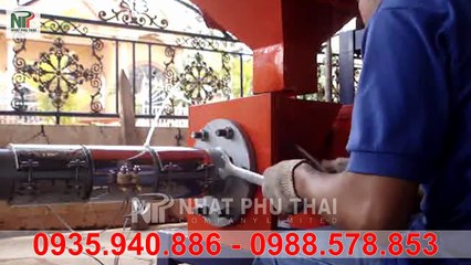 Lắp Ráp Và Hoạt Động Máy Ép Củi Trấu