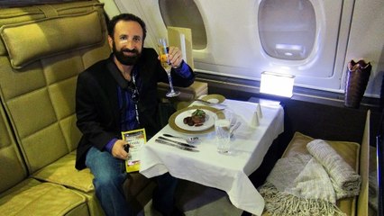 Tourist Enjoys Luxury of Etihad's 'Apartment in the Skies'