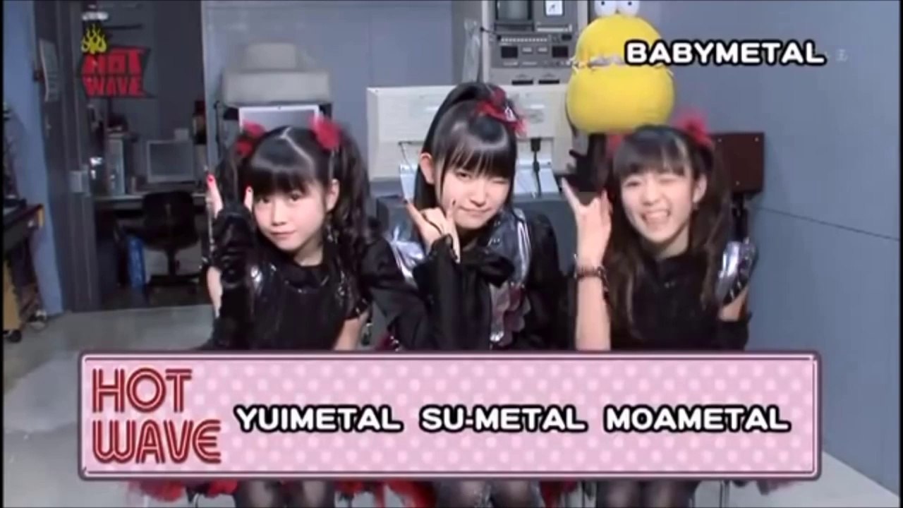 Babymetal Desu Moa Yui Y Su Metal Presentandose Video Dailymotion