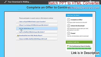 Batch PPT to HTML Converter Full - Download Now (2015)