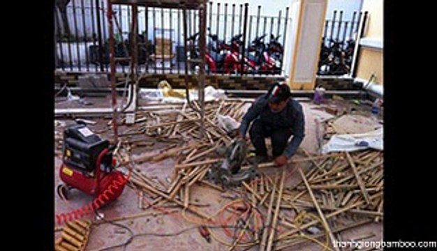 VÁN SÀN TRE | ỐP TRẦN TRE TRÚC - QUÁN NGON,40 TRẦN QUANG KHẢI - HẢI PHÒNG