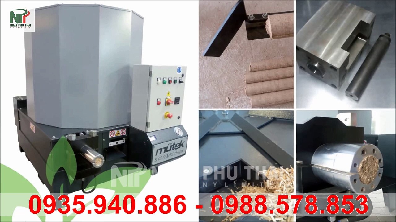 Máy Ép Củi Trấu, Mùn Cưa Công Nghệ Mới