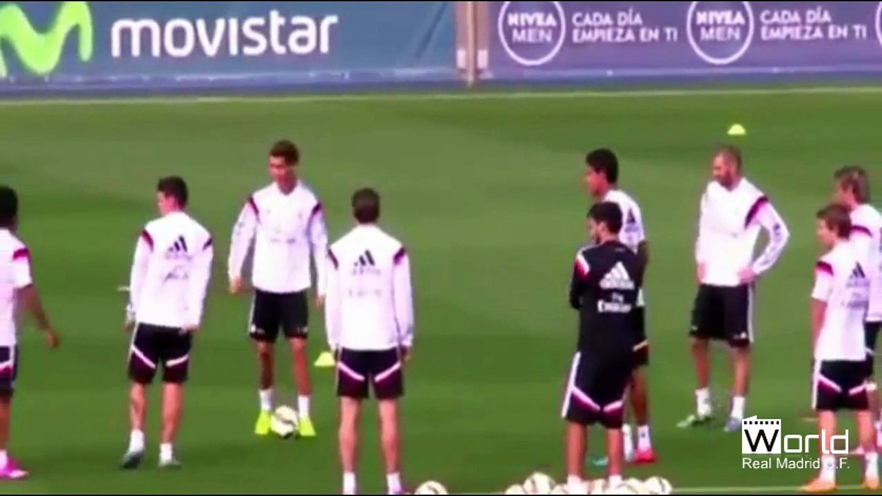Real Madrid Funny Training Videos Collection 2015